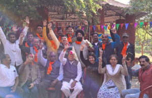 आक्सीजन जोन के म्यूजिकल ग्रुप नववर्ष समारोह मनाया गया