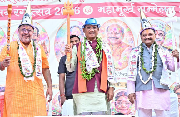 होली सद्भाव, अपनत्व और गिले-शिकवे भुलाने का पर्व है : मुख्यमंत्री श्री विष्णु देव साय