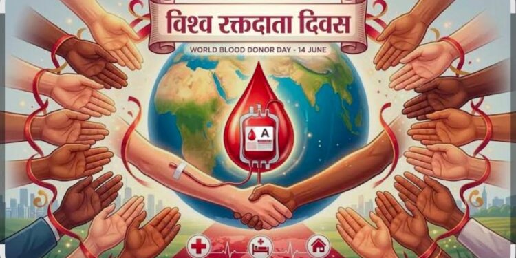 विश्व रक्तदाता दिवस 2026: बेमेतरा में 14 जून को विशाल रक्तदान शिविर, “Give Blood, Give Hope” थीम पर होगा आयोजन*