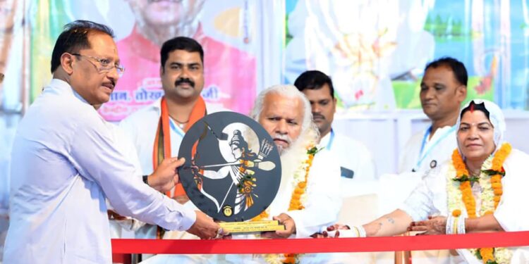 आध्यात्मिक मूल्यों से ही संभव है स्वस्थ और संस्कारित समाज का निर्माण : मुख्यमंत्री विष्णु देव साय….