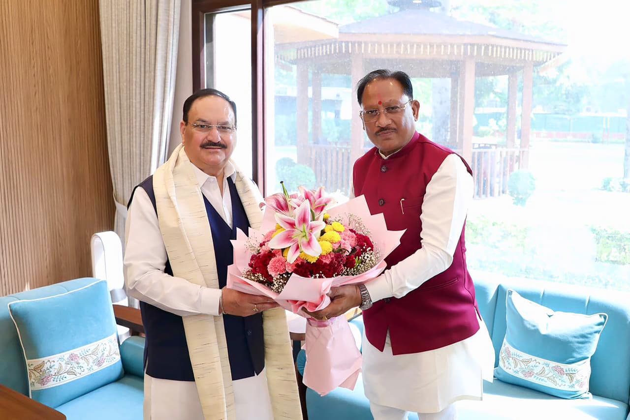 केंद्रीय स्वास्थ्य मंत्री जेपी नड्डा से मिले मुख्यमंत्री विष्णुदेव साय, स्वास्थ्य सेवाओं और किसानों के लिए खाद-बीज उपलब्धता पर हुई विस्तृत चर्चा….