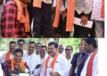 उप मुख्यमंत्री विजय शर्मा ने दिव्यांग नंदकुमार को स्कूटी प्रदान की….