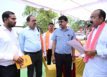 उप मुख्यमंत्री अरुण साव का बस्तर में निर्माण कार्यों का निरीक्षण जारी, ’मिशन अमृत के तहत निर्माणाधीन इंटेक-वेल और वाटर ट्रीटमेंट प्लांट का लिया जायजा, स्पोर्ट्स कॉम्प्लेक्स का काम भी देखा’….