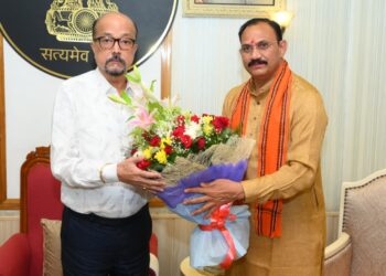 राज्यपाल रमेन डेका से स्वास्थ्य एवं परिवार कल्याण मंत्री जायसवाल ने की भेंट……