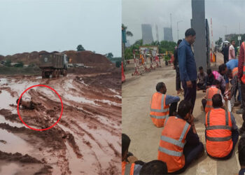 अदाणी पावर प्लांट में फिर हादसा: हाइवा की चपेट में आने से 26 वर्षीय कर्मचारी की मौत; मुआवजे को लेकर प्रदर्शन