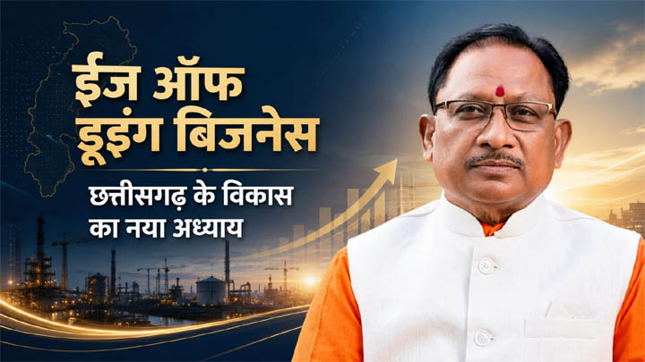 ईज ऑफ डूइंग बिजनेस – उद्योग और निवेश का नया गढ़ बनता छत्तीसगढ़