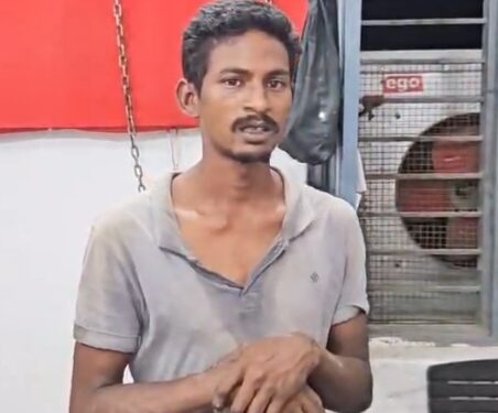सरेआम टांगी से हमला, स्थानीय लोगों ने बचाई युवक की जान