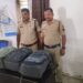 पत्थलगांव में पुलिस का पीछा, डिवाइडर से टकराई नेक्सन कार, 21 किलो गांजा बरामद