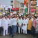 छुआछूत के विरोध में पत्थलगांव में जिला कांग्रेस का पैदल मार्च, जमकर नारेबाजी