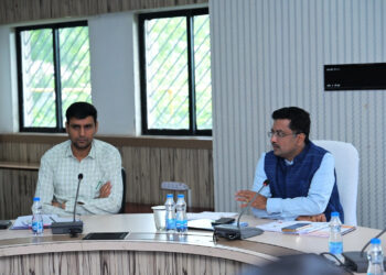 नगरीय प्रशासन विभाग के नए प्रमुख सचिव श्री सोनमणि बोरा ने ली मैराथन बैठक