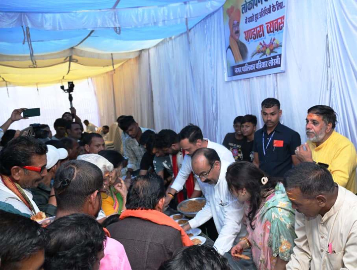 रायपुर : उप मुख्यमंत्री श्री अरुण साव ने बाबाघाट धाम में किया रुद्राभिषेक