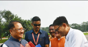 रायपुर : रायगढ़ पहुंचने पर मुख्यमंत्री श्री विष्णुदेव साय का हुआ भव्य स्वागत