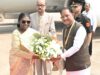 रायपुर : राष्ट्रपति श्रीमती द्रौपदी मुर्मु का छत्तीसगढ़ की पावन धरा पर आत्मीय स्वागत