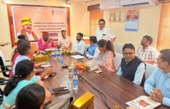 अनुसूचित जनजाति आयोग के सदस्य भगत सिंह नेताम ने किया मलांजखंड कॉपर प्रोजेक्ट का दौरा