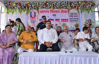 रायपुर : सेवा संकल्प अभियान : स्वस्थ मां और स्वस्थ बच्चे ही सशक्त समाज का आधार : – मंत्री श्री गजेन्द्र यादव