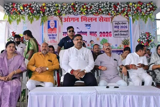 रायपुर : सेवा संकल्प अभियान : स्वस्थ मां और स्वस्थ बच्चे ही सशक्त समाज का आधार : – मंत्री श्री गजेन्द्र यादव