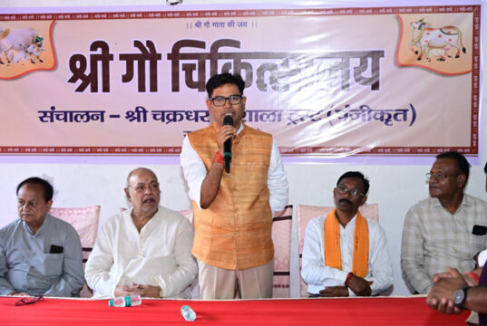 रायपुर : गौ सेवा ही सबसे बड़ी सेवा: वित्त मंत्री श्री ओ.पी. चौधरी