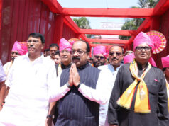 रायपुर : ’अखिल भारतीय तैलिक साहू महासभा के राष्ट्रीय अधिवेशन में मुख्य अतिथि के रूप में शामिल हुए उप मुख्यमंत्री श्री अरुण साव’