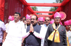 रायपुर : ’अखिल भारतीय तैलिक साहू महासभा के राष्ट्रीय अधिवेशन में मुख्य अतिथि के रूप में शामिल हुए उप मुख्यमंत्री श्री अरुण साव’